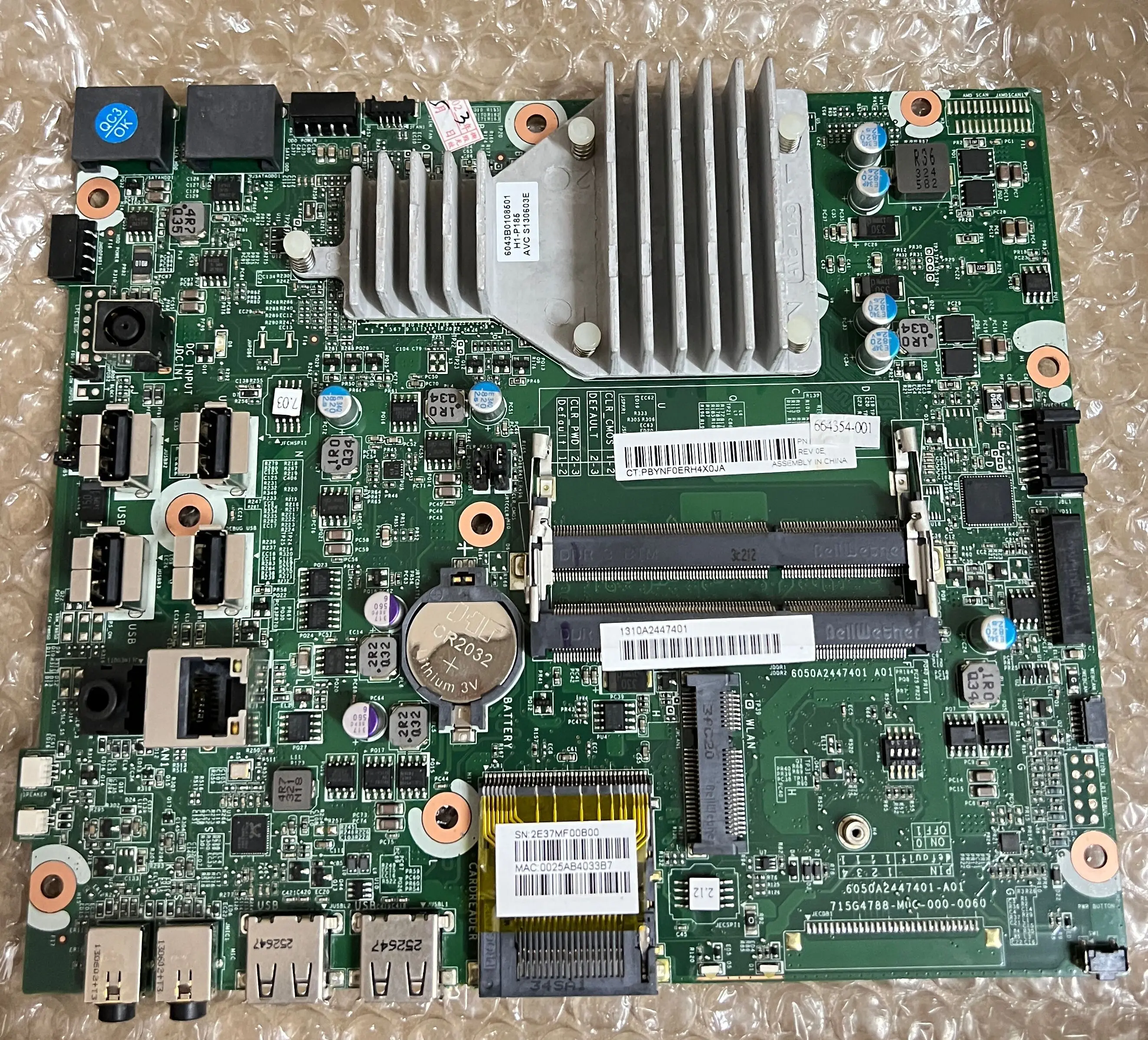 100% test working 715G4788 For HP 18-1200CX AIO Motherboard 716241-001 Mainboard
