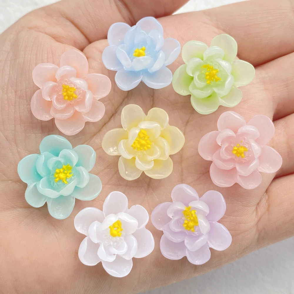10Pcs New Cute Cartoon Flower – Flower Preservation Resin recenzja i cena
