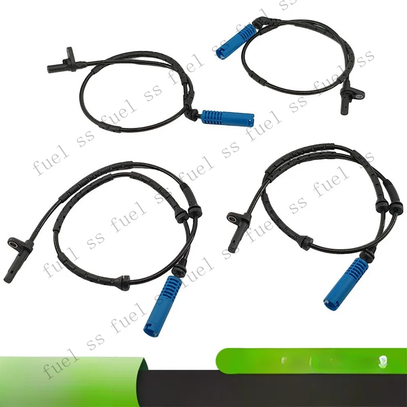 S+ 4PCS Front Rear L&R ABS Wheel Speed Sensors Fits For 2004-2010 BMW X3 USA