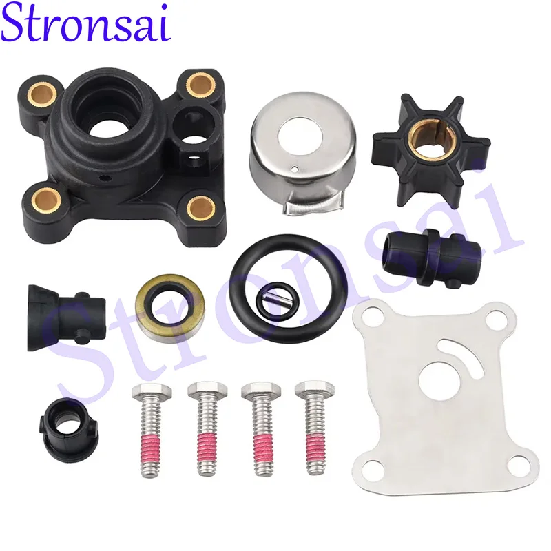 

394711 391698 Impeller Water Pump Repair Kit 0394711 For Johnson Evinrude Outboard Motor 9.9HP 15HP Boat Engine Aftermarket Part