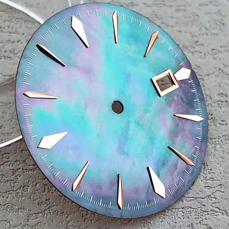 NH35 shell Presage dial 35mm rose gold silver watch  suitable for NH35 NH36 automatic mechanical replacement parts - view 5
