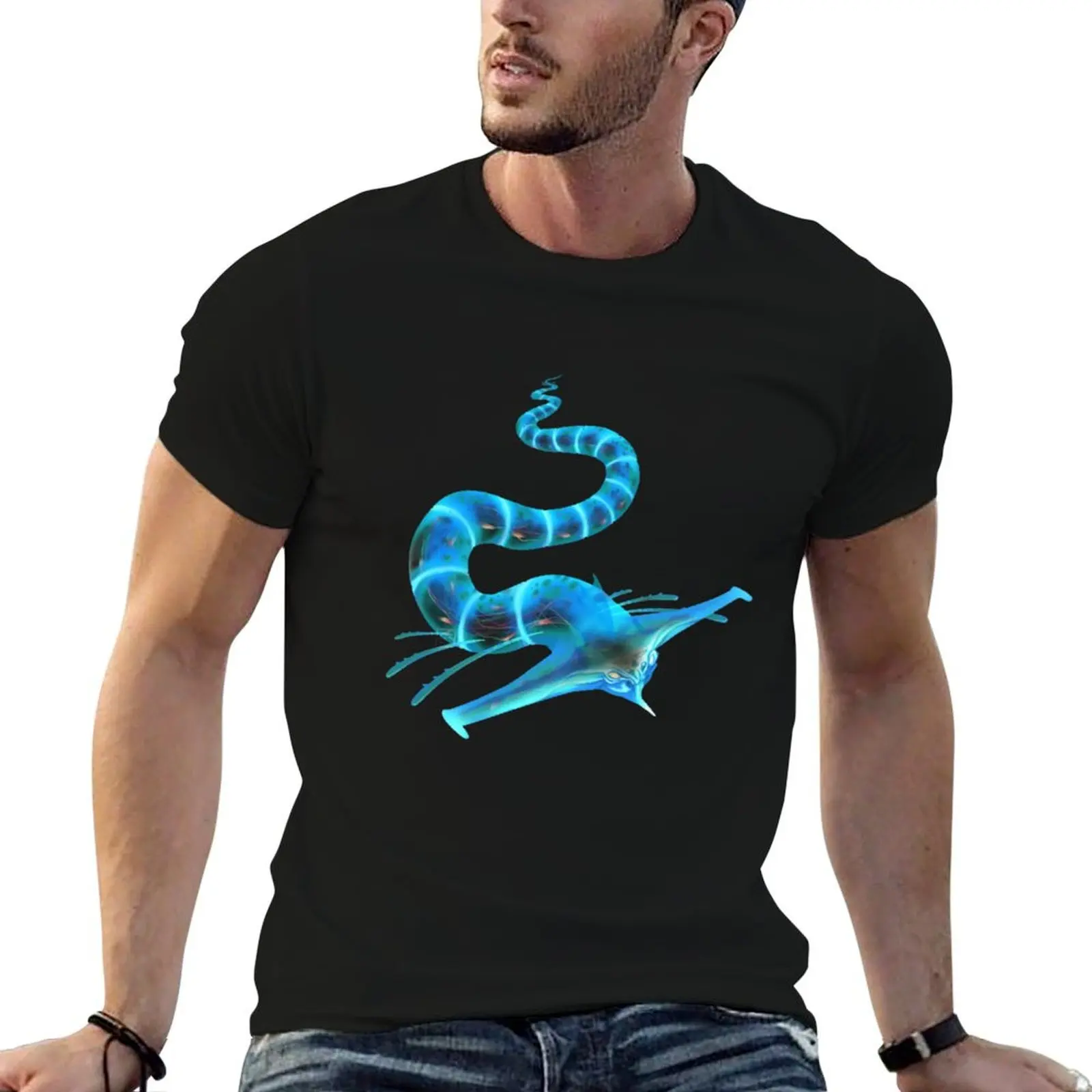 

Subnautica - Ghost Leviathan T-Shirt t shirts for man pack cotton t shirts for man cotton soft T-Shirt