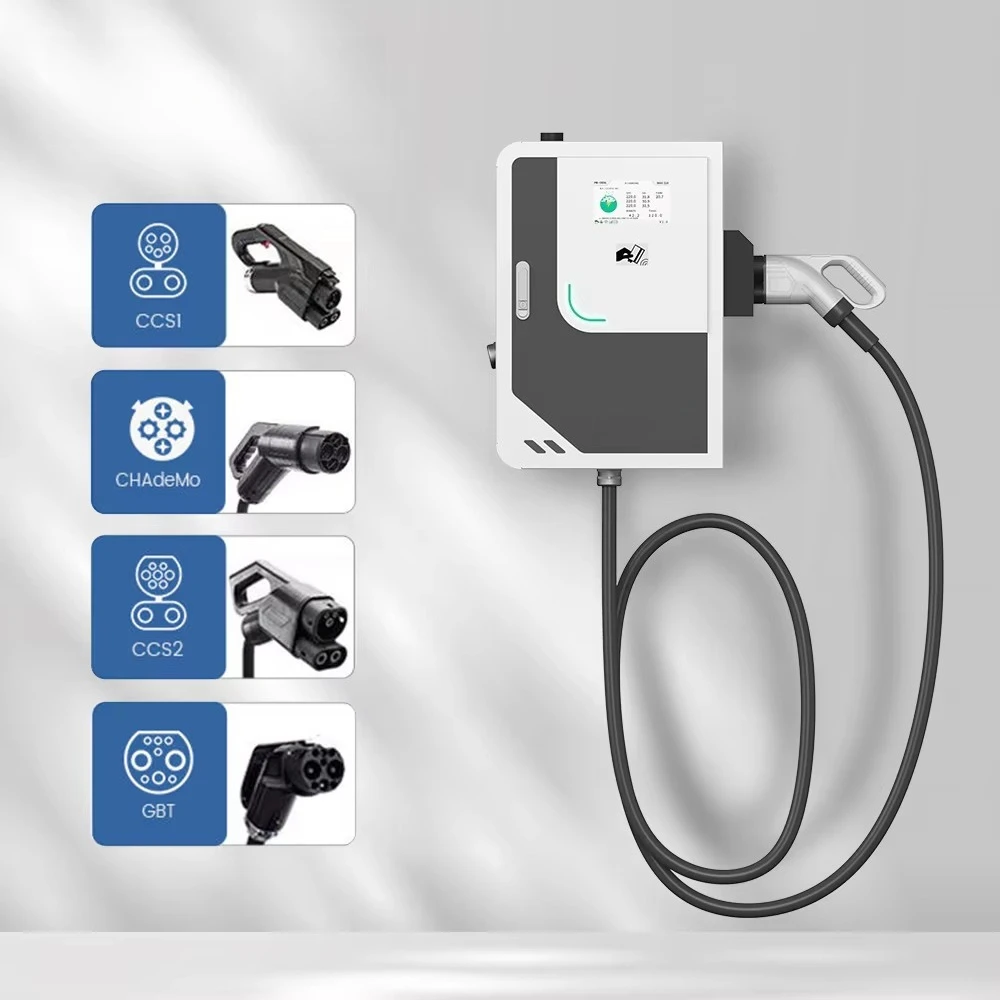Rapid Charging 30kW DC Portable 3 in 1 Smart DC Fast EV Charger Ccs2/Ccs1 Fast Electric Car Dc Ev Charger Pile