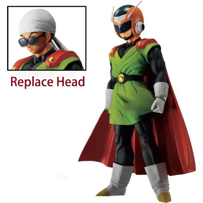 En Stock, figuras de acción genuinas de Dragon Ball Gohan, colección de estatuas de Gran Saiyaman, modelos de juguetes, regalos
