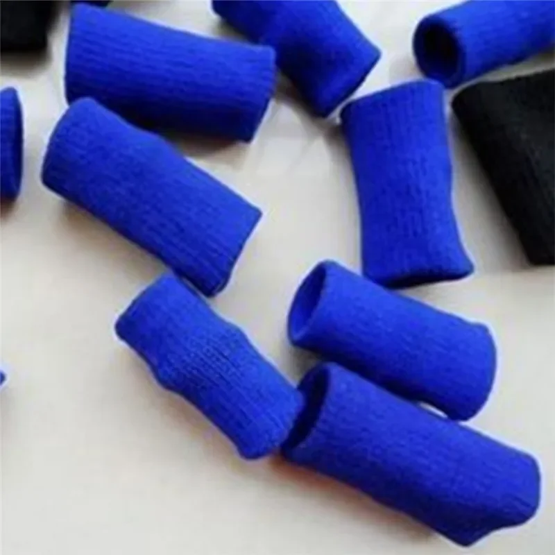 10PCS Elastische Sport Finger Ärmeln Arthritis Unterstützung Finger Schutz Outdoor Gym Basketball Volleyball Finger Schutz Corrector – Detail 11