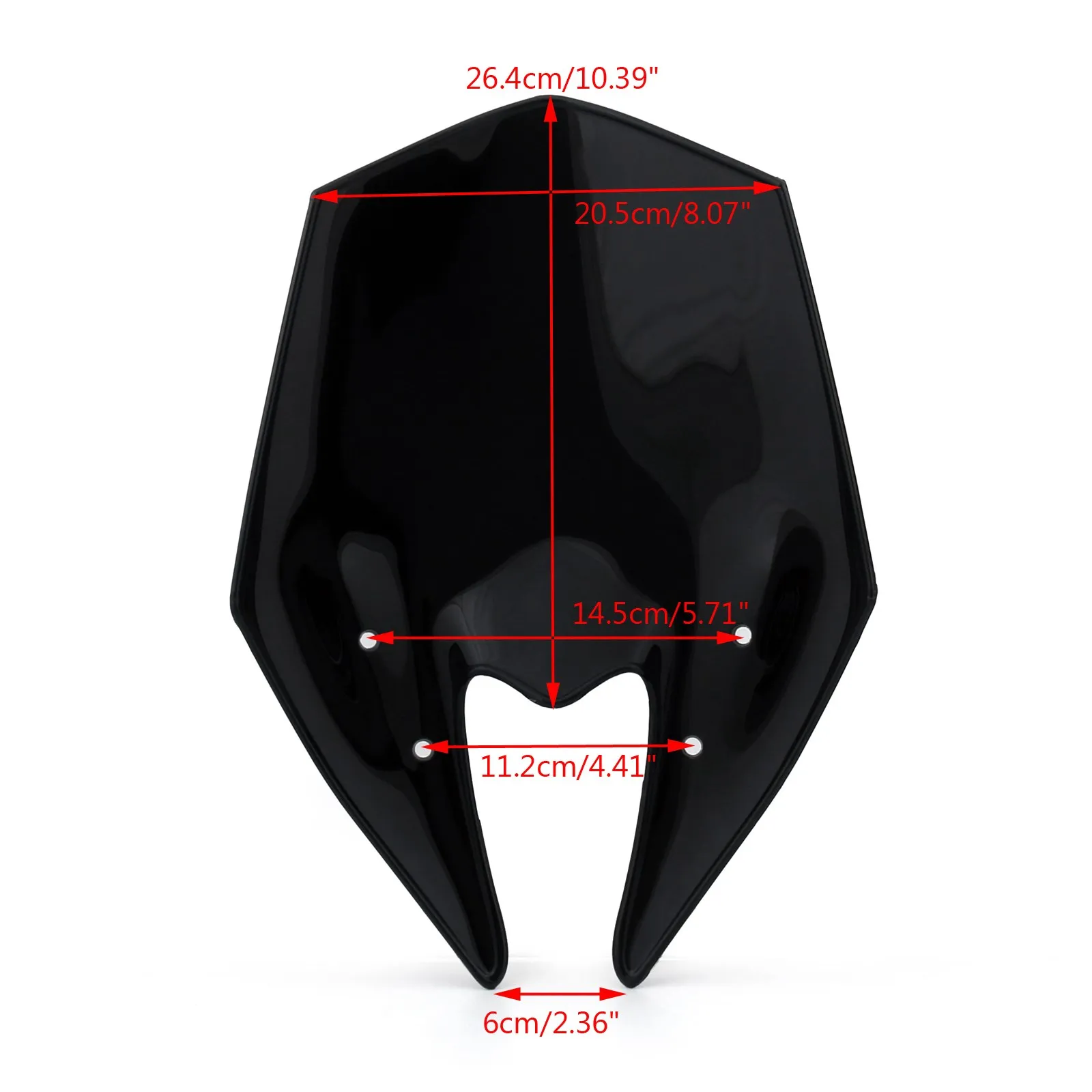 Windshield WindScreen Double Bubble for Kawasaki Z800 2013-2014 Black Z 800