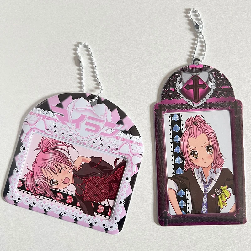 Cute Sweet Cool Lace Korean Photo Card Holder Idol Photo Protective Display Sleeves Kawaii Stationery Student Pendant Gift