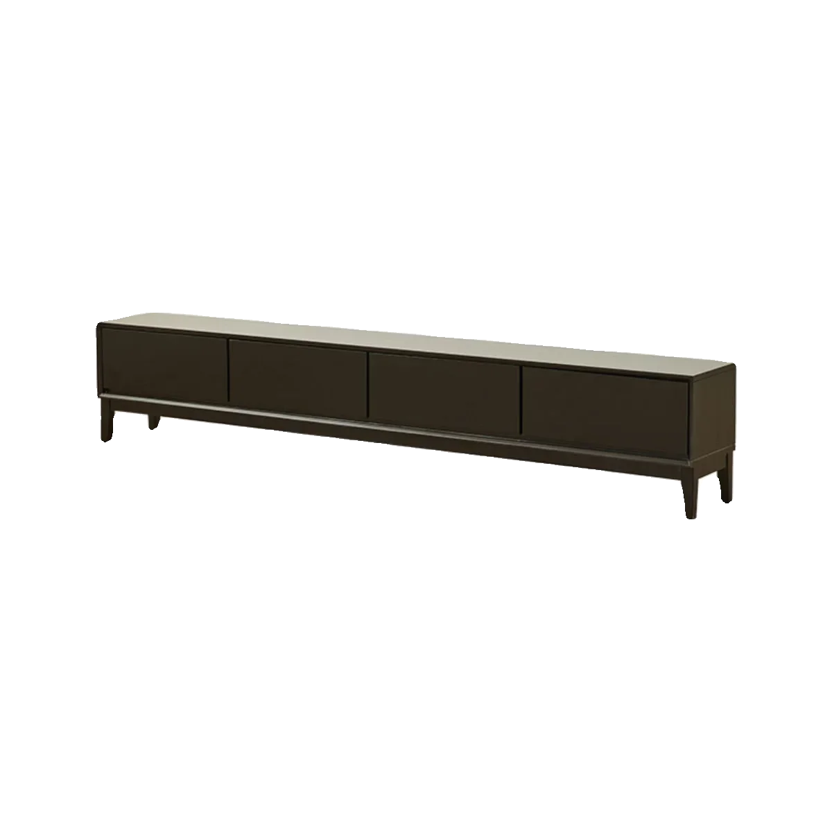 Italian Minimalist Home Modern Minimalist Locker Integrated Floor Solid Wood TV Cabinet