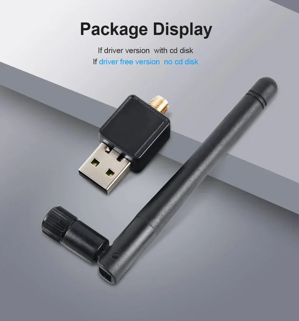 USB WiFi 150Mbps Adapter Mini 2.4G Wireless Network Card 802.11b/n/g/ac Network LAN Card Wifi Antenna Signal Receiver for PC