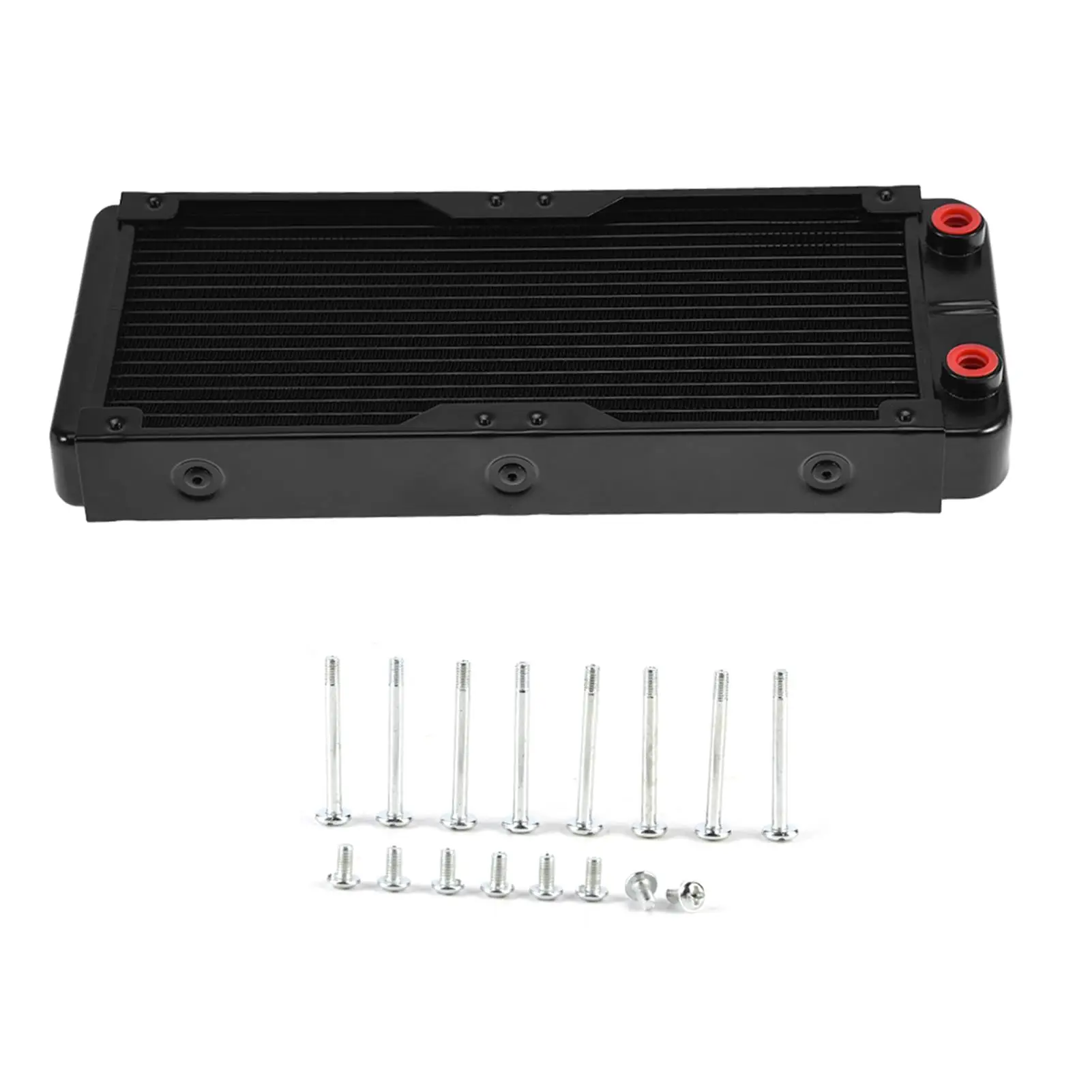 240mm Aluminum Water Cooling Radiator for CPU - 18 Tubes Heat Exchanger Cooler