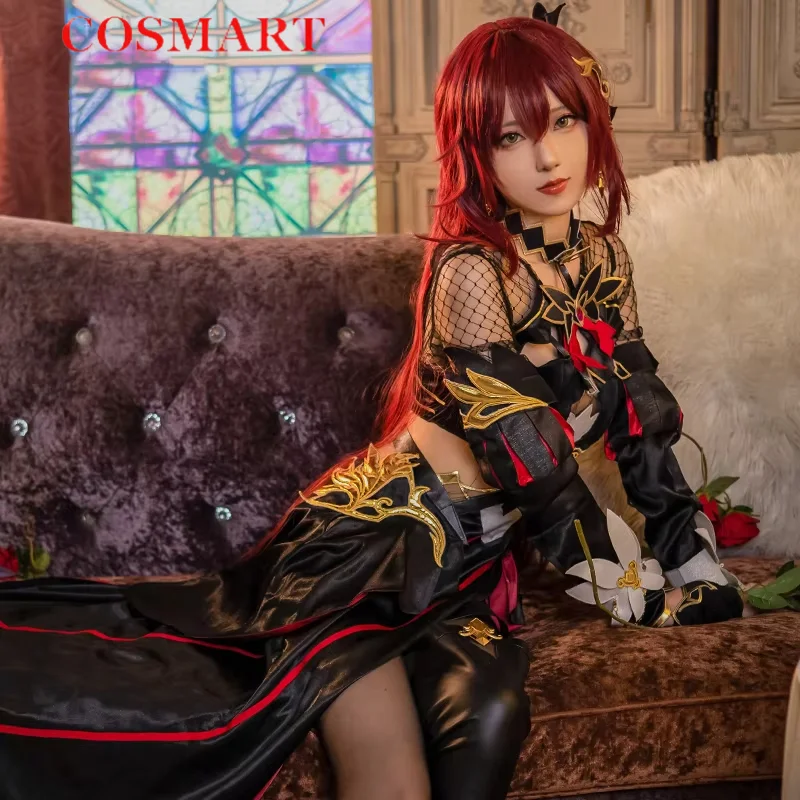 COSMART Game Honkai Impact 3rd Eden Battle Suit Cosplay Costume Sexy Dress Gorgeous Uniform Halloween Party Outfit Women XS-2XL