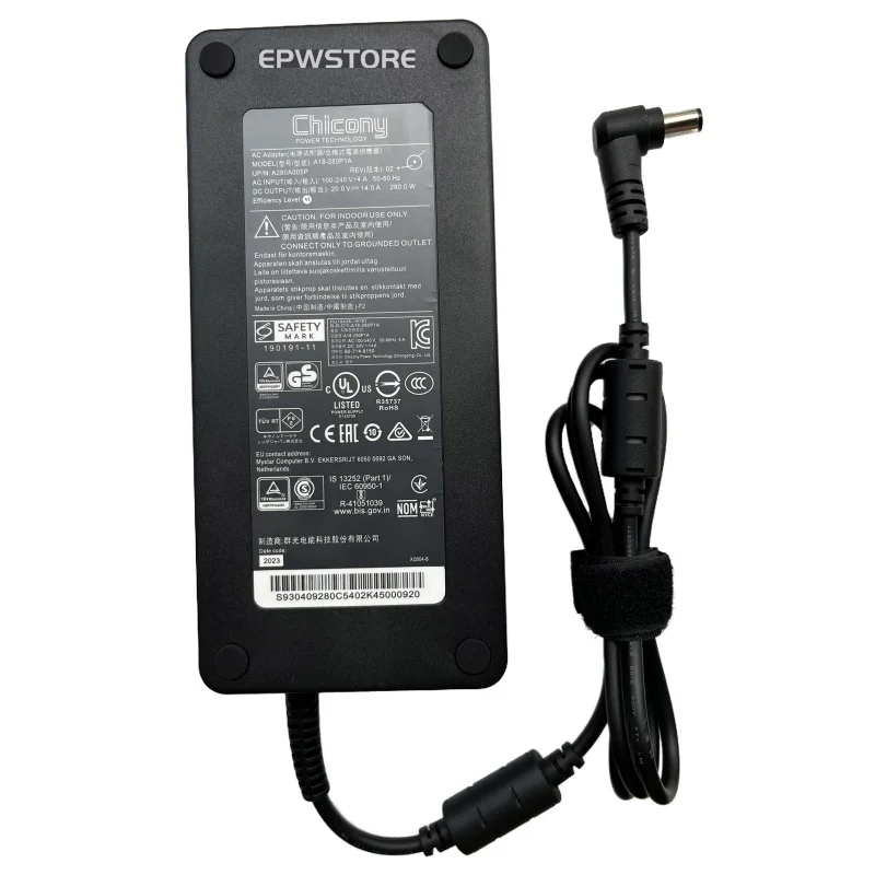 CHICONY 20V 14A 280W AC Adapter Charger For ACER PREDATOR X35