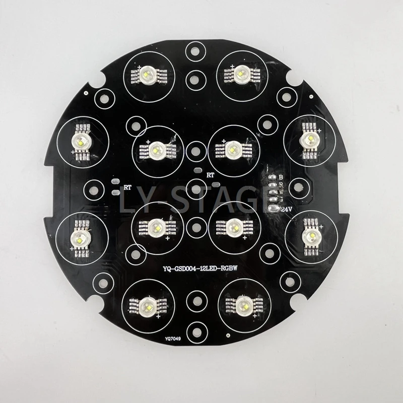 12X12W RGBW 4IN1 Led Par Lamp Bead Source Board Aluminum Stage Light Led Moving Head LighT