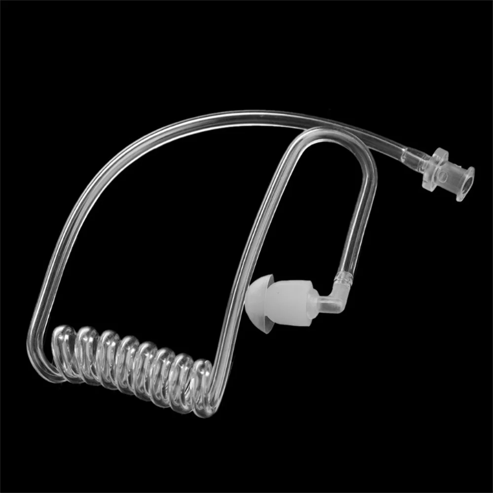 Headphones With Microphone Transparent Color Wide Compatibility Not Easy To Telescopic Coil Durable Headphone Accessories
