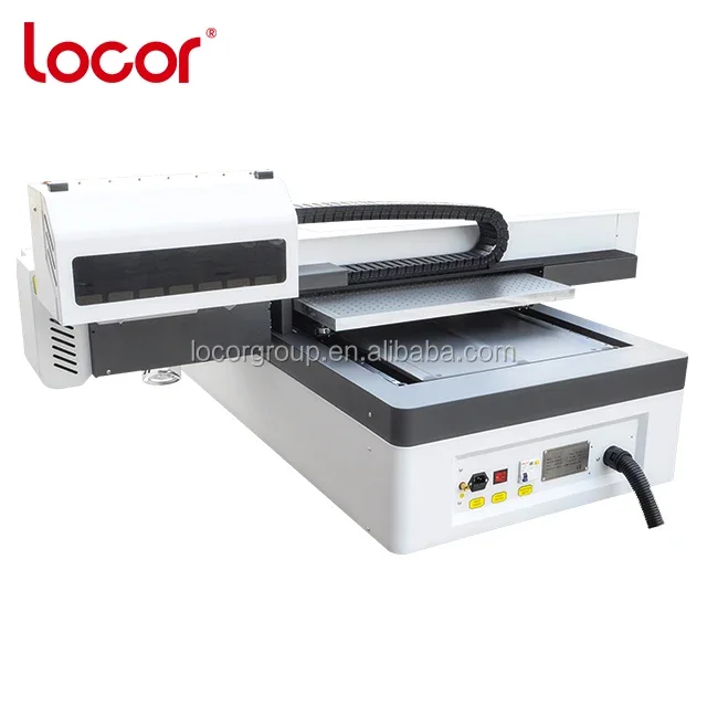 Locor A1 size 6090 uv flatbed printer wide format UV LED light printing machine price