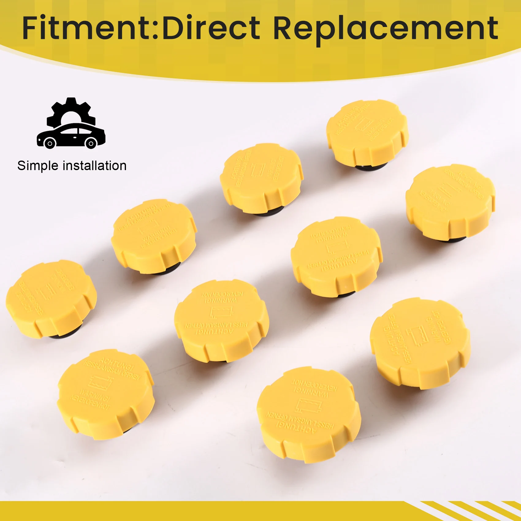 Coolant Expansion Tank Cap 10Pcs For Opel Vectra Astra For SAAB Radiator Auxiliary Water Tank Cap 1304677 9202799