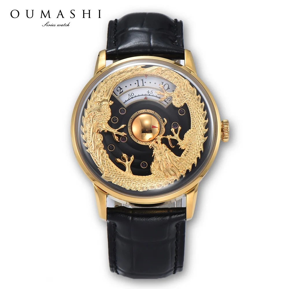 

New 42mm luxury Casual wrist watch 316L stainless steel watch Automatic mechanical movement waterproof Chinese loong Men's watch