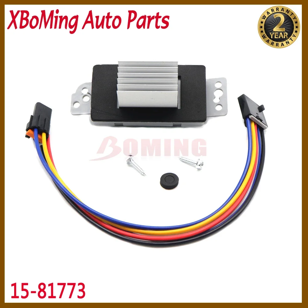 

HVAC Blower Motor Resistor Complete Kit w/ Harness 15-81773 1581773 89018653 19260762 For Chevrolet Silverado GMC Buick Century