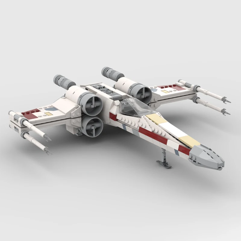 1520PCS MOC 스타 배터 X-윙 파티잔 에디션 반란군 연합 커스텀 스타파이터 DIY 모델 빌딩 블록 팬들을 위한 선물