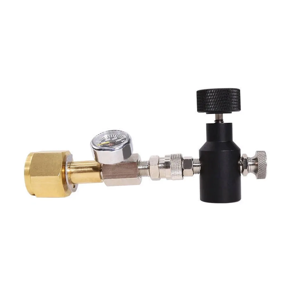 For Soda Water Cylinder Refill Adapter Connector with Threaded W21.8-14 Compatible with Various Sparkling Water Filling Stations