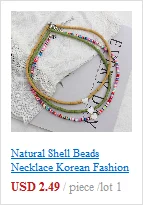 Einfache Rocailles Strang Halsband Mode Koreanische Kragen Charme Bunte Handgemachte Böhmen Halskette Frauen Strand Weibliche Schmuck – Detail 2