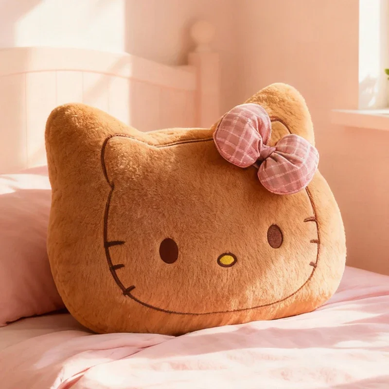 

Мягкая игрушка Kawaii Disney, милая подушка Hello Kitty, плюшевая кукла для детей, подарок на день рождения, ретро-стиль, гавайский стиль, мягкая и нежная плюшевая игрушка D