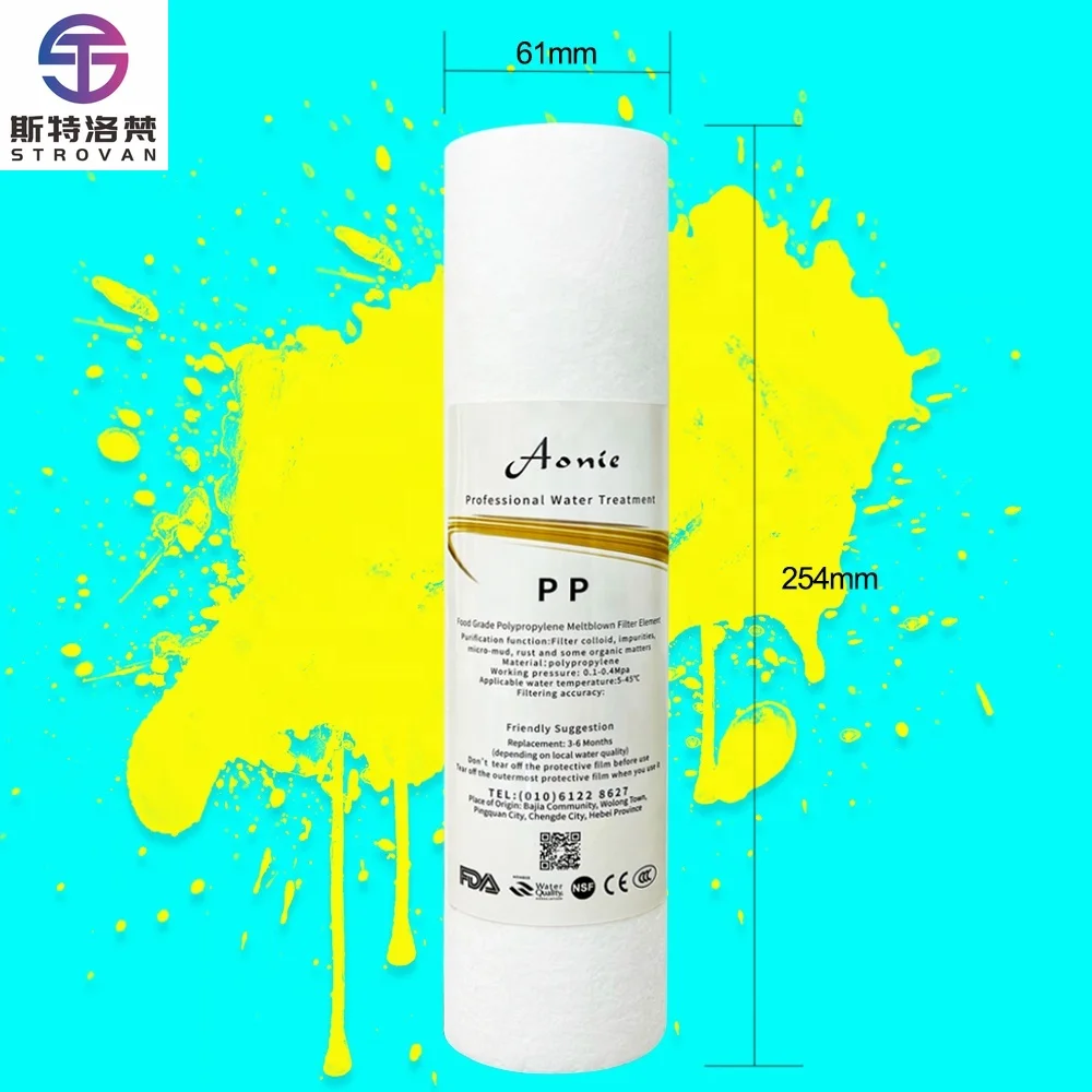 

STLF 10 Inch and 20 Inch PP Cotton Filter Cartridge for RO Purifier and Water System