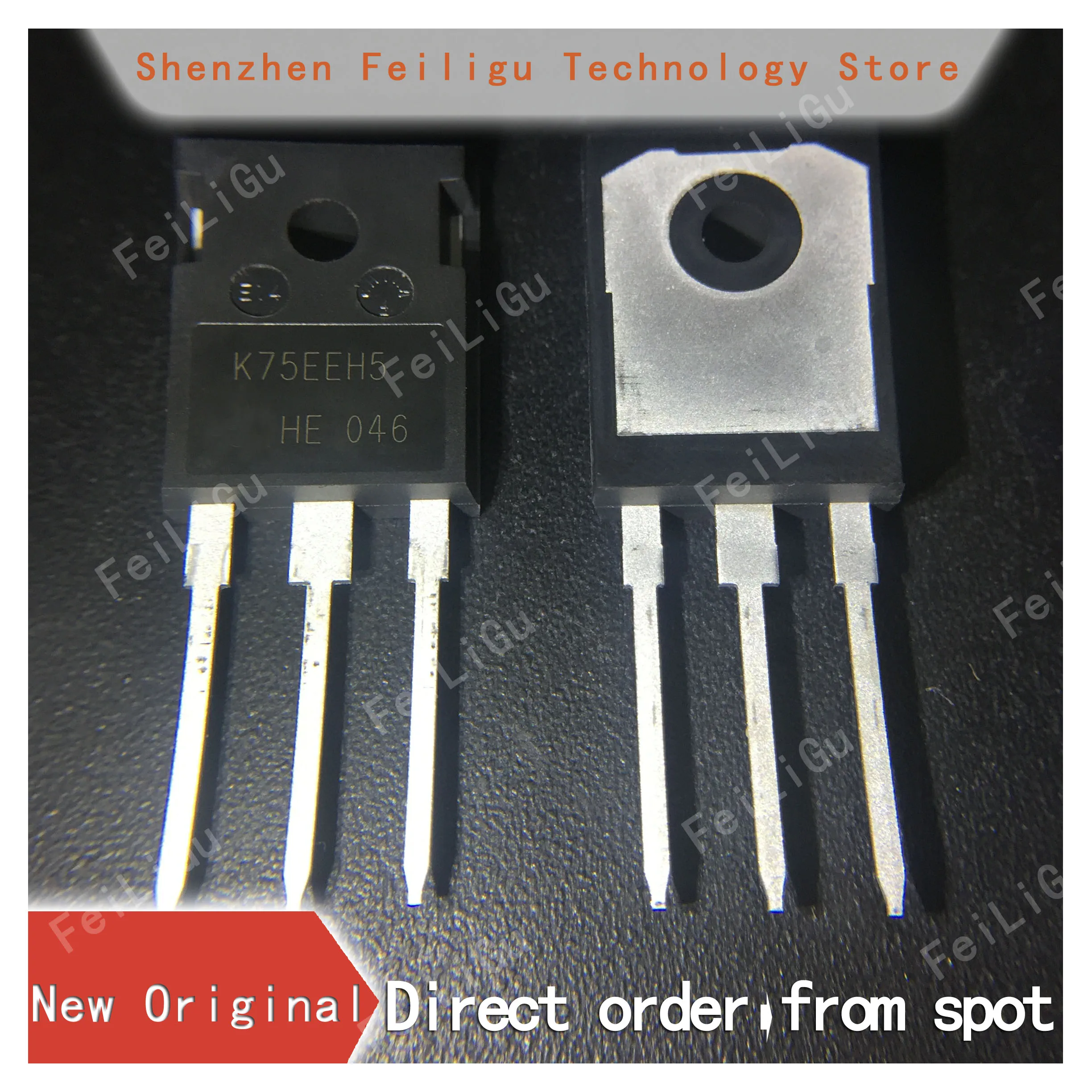 5/15/30/50Pieces 100% New original IKW75N65EH5 K75EEH5 package:TO-247 in-line 75A 650V IGBT transistor chip