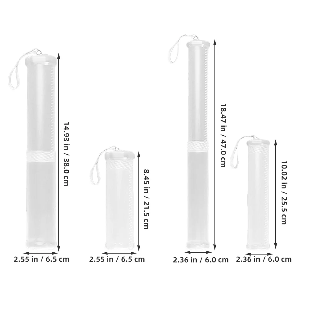 4 шт., прозрачные регулируемые тюбики для хранения, инструменты для рисования акварелью, органайзер, портативный чехол для художника, держатель для кистей для акварельных красок