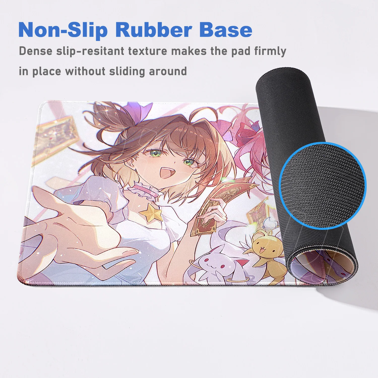 Novo super bonito bonito anime menina tapete de mesa estender almofada de borracha mousepad madoka anime antiderrapante jogo de escritório menina mágica mouse pad
