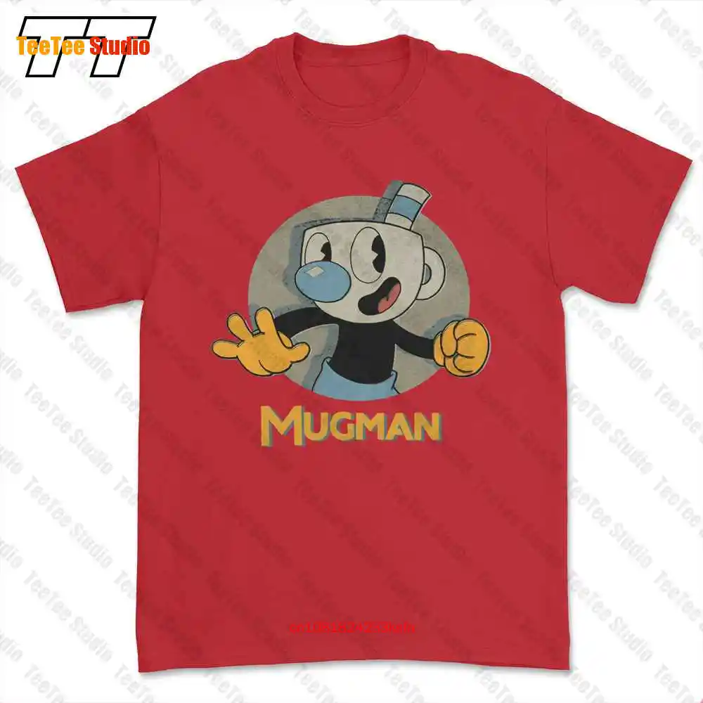 Cuphead Mugman Stamp Brand T-shirt Tee M3ZH