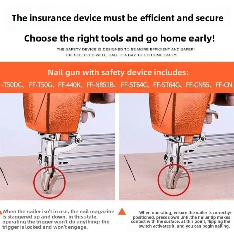 air nail gun, code nail row gun