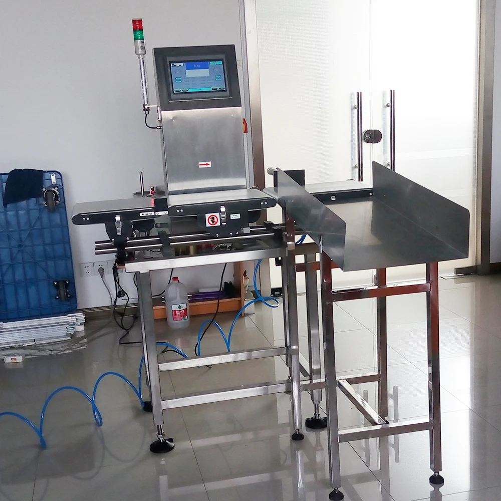 Digital Production Line Weight Checking Machine Small Check Weigher  Weight Conveyor Belt Checker