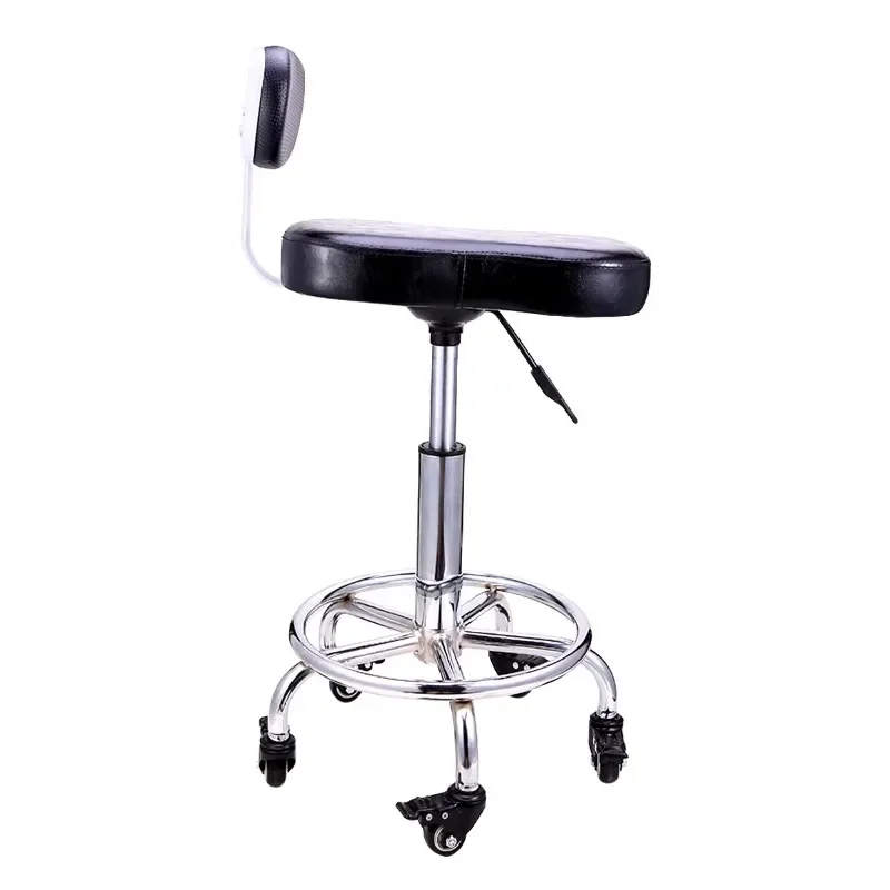 

Ergonomic Kitchen Cooking Riding Lifting Operation Chair Barber Shop Pulley Chair Backrest Bar Chair