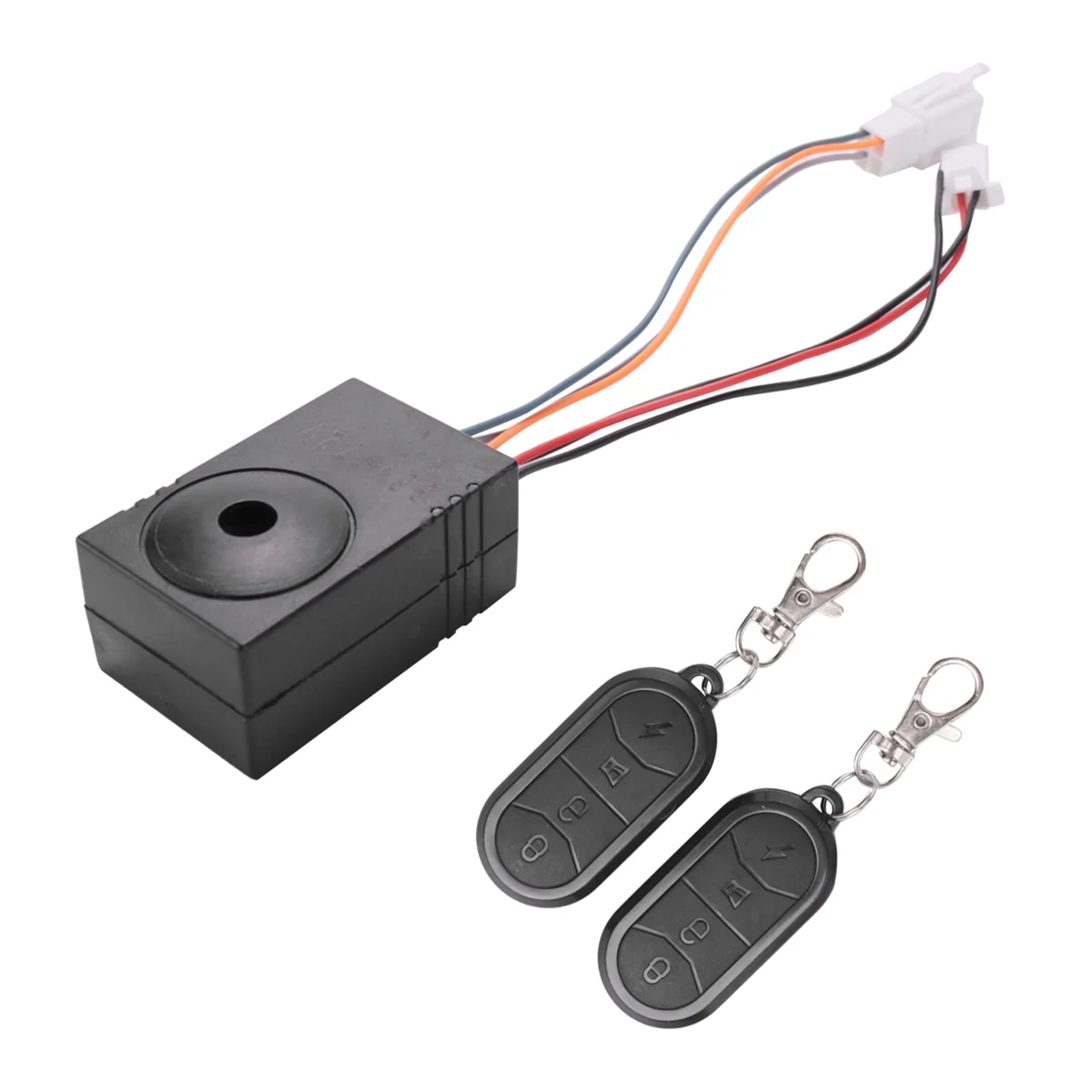 ABNP Ebike Alarm System Dual Remote Control 36V 48V 60V 72V Alarm Accessories Universal Waterproof Electric Bike Replacement