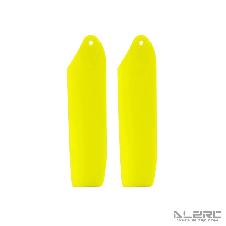 ALZRC - Plastic tail blade 62mm/69mm Red/Green/Yellow for Align T-rex 450 V2 V3 PRO DFC 450L 480 X360 465 RC Helicopter