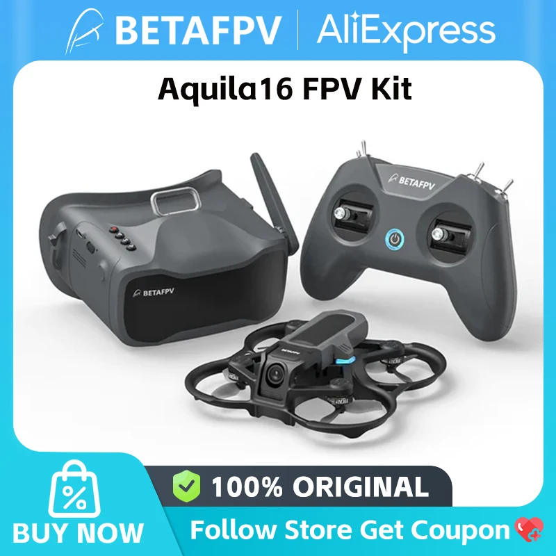 BetaFPV Aquila16 FPV Kit FPV Quadcopter Racing Drone VR03 FPV Goggles