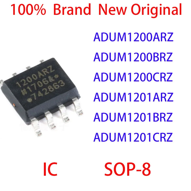 ADUM1200ARZ ADUM1200BRZ ADUM1200CRZ ADUM1201ARZ ADUM1201BRZ ADUM1201CRZ 100%  Brand  New Original IC SOP-8