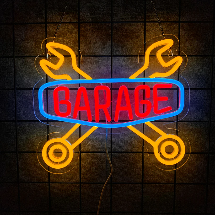 Letrero de neón LED para garaj - Auto Repair Shop Signs reseña y precio