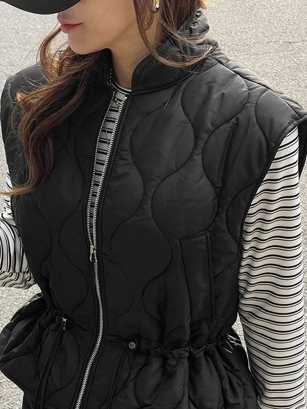 

Ele винтажный хлопковый жилет Svel, женский жилет ранней осени, новый дизайн, утягивающий жилет с застежкой на талии, верхняя одежда