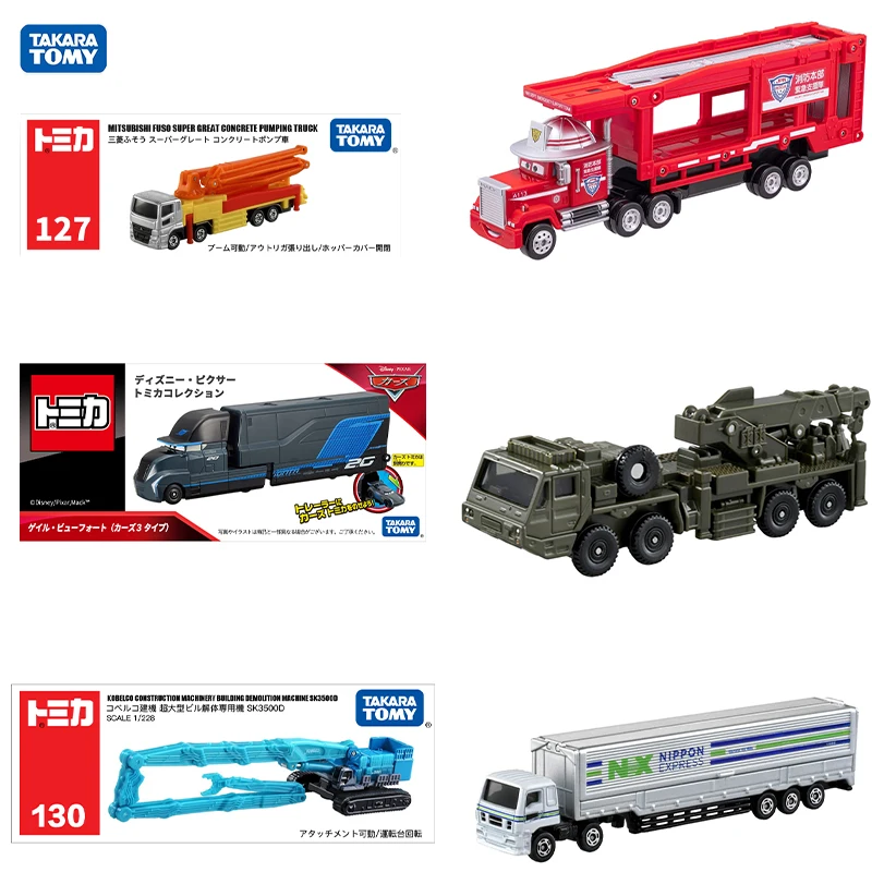 تاكارا تومي دوميكا سبيكة محاكاة نموذج سيارة رقم. 144 لعبة نقل صغيرة لسباق الشاحنات الثقيلة