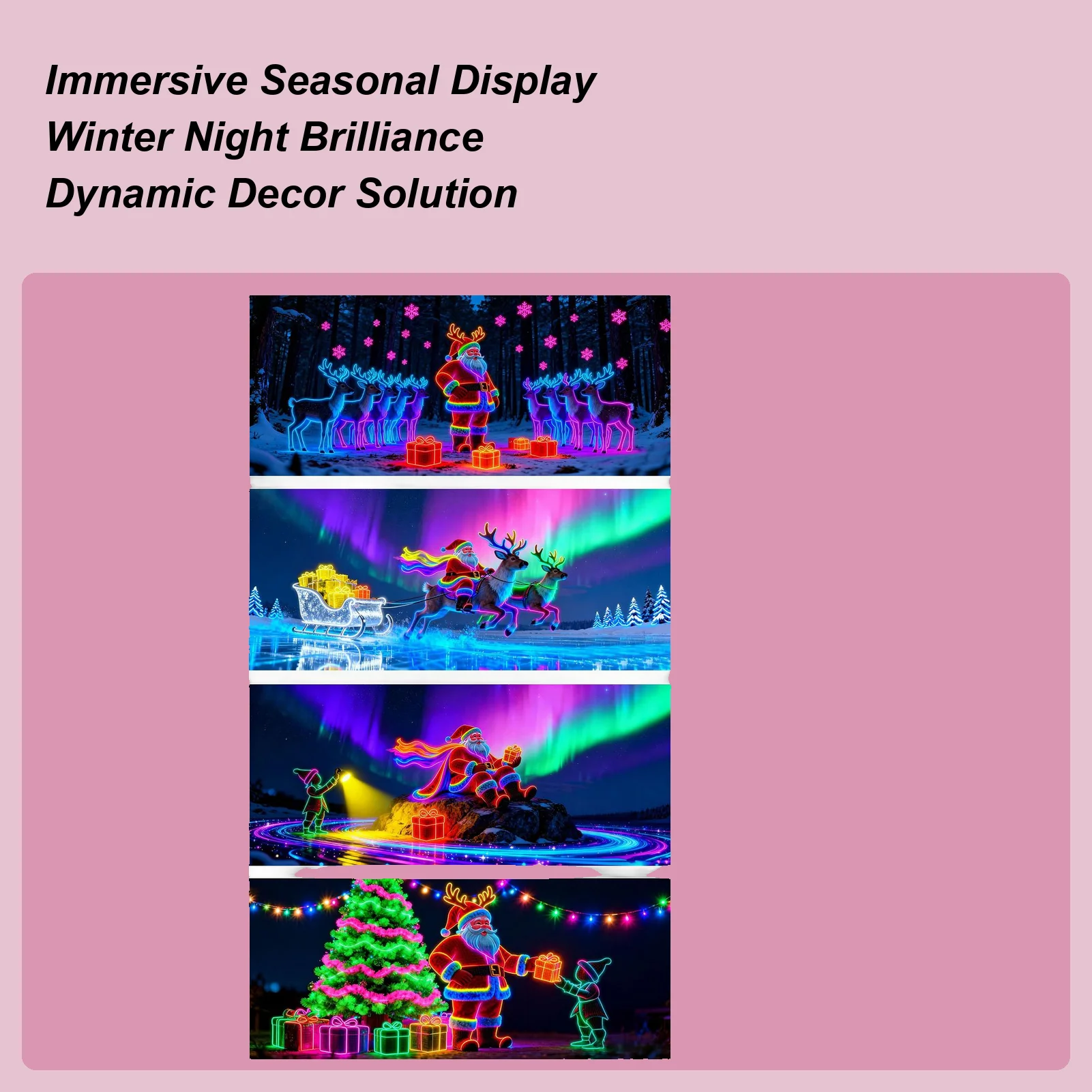 

Баннер для крышки гаражных ворот 2D плоский флуоресцентный УФ-активируемый фон Рождественская крышка для гаражных ворот украшение стены 6,8X15,7FT