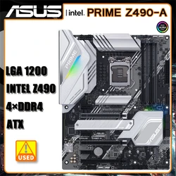 ASUS PRIME Z490-A Motherboard LGA1200 Support i9-11900K i7-11700K i5-10400F 11600K 10600K CPU DDR4 4800MHz HDMI 2xM.2 AURA SYNC