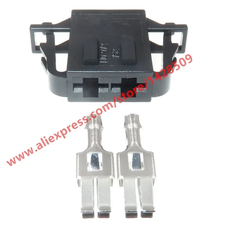 1 Sets 2 Pin 1J0 972 752 1J0972752 Electrical Blower Fan Motor Pigtail Plug Female Automotive Connector
