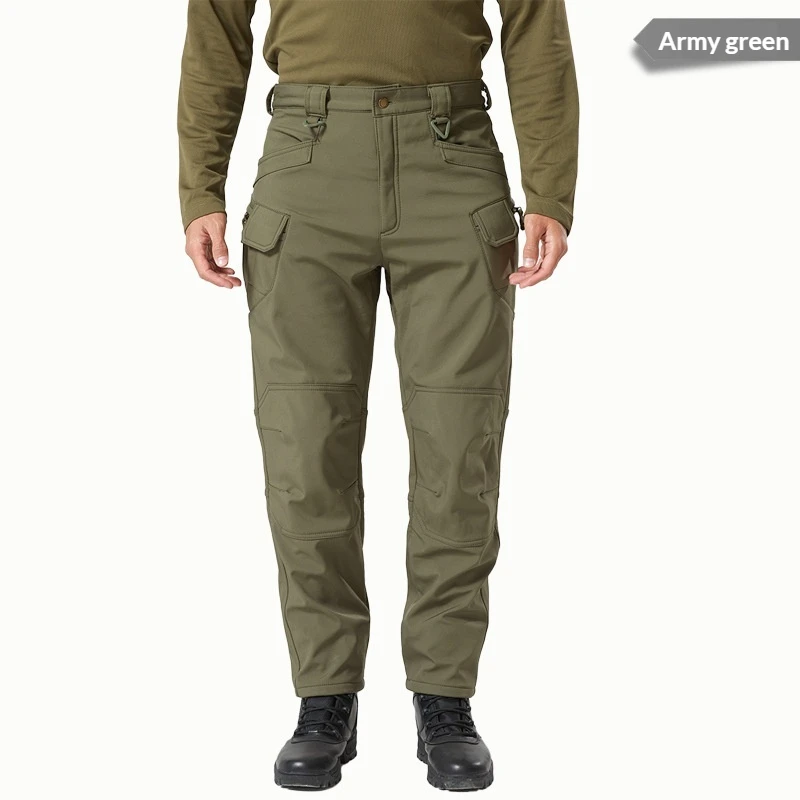 Men's-Soft-Shell-Tactical-Pants-with-Four-Way-Stretch-Elastic-Waterproof-Multi-Pocket-Outdoor-Hiking-Assault-Tactical-Workpants