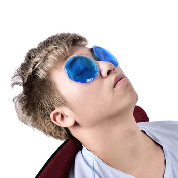 1Pc rotondo riutilizzabile Ice Cold Hot Gel Pack Therapy Microwaveable Heat Pain Relief