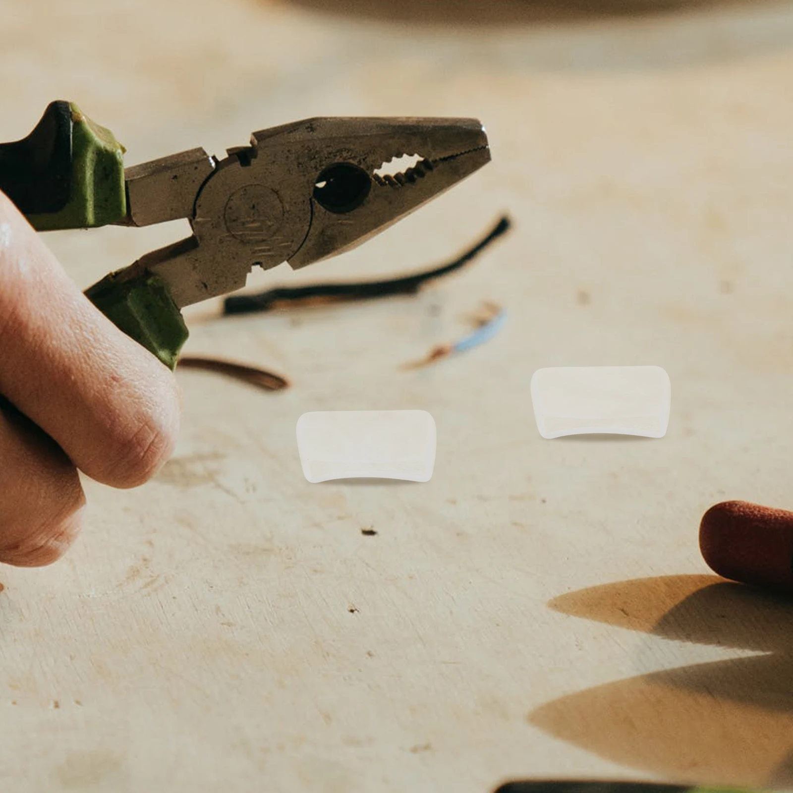 

10pcs Pvc Replaceable Glass Running Pliers Tips Rubber Tips For Stained Glass Work Durable Lightweight Hand Tools