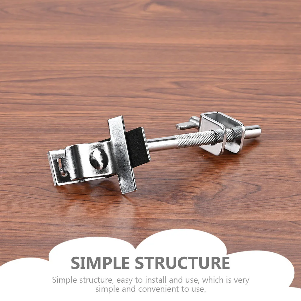 

Cowbell Clip For Drum Set Durable Metal Extension Bracket Easy Install Drum Kit Accessory Cowbell Holder Clamp