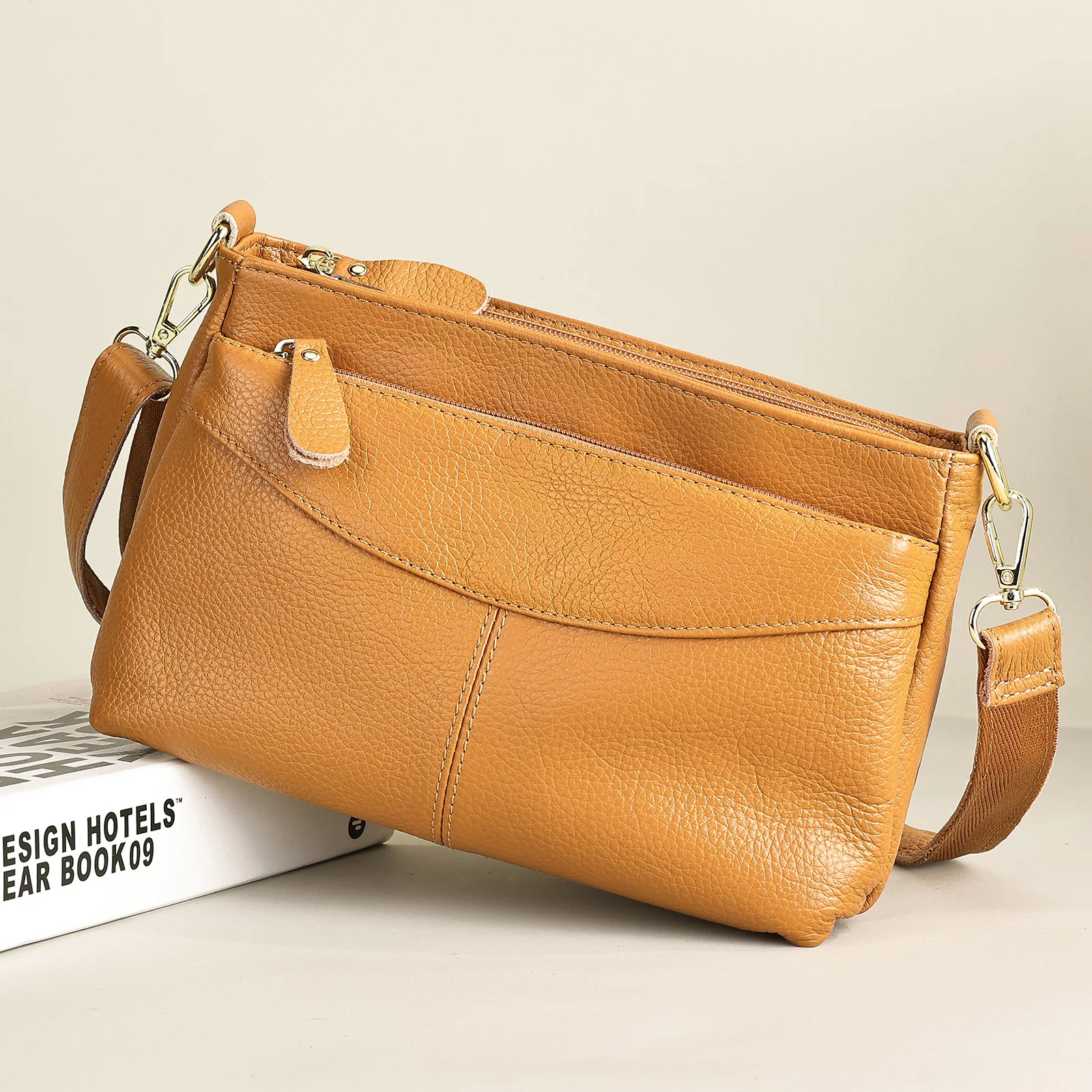 

New 2025 Women's Genuine Leather Handbags Fashion Tote Bags Ladies Elegant Shoulder Bags B365