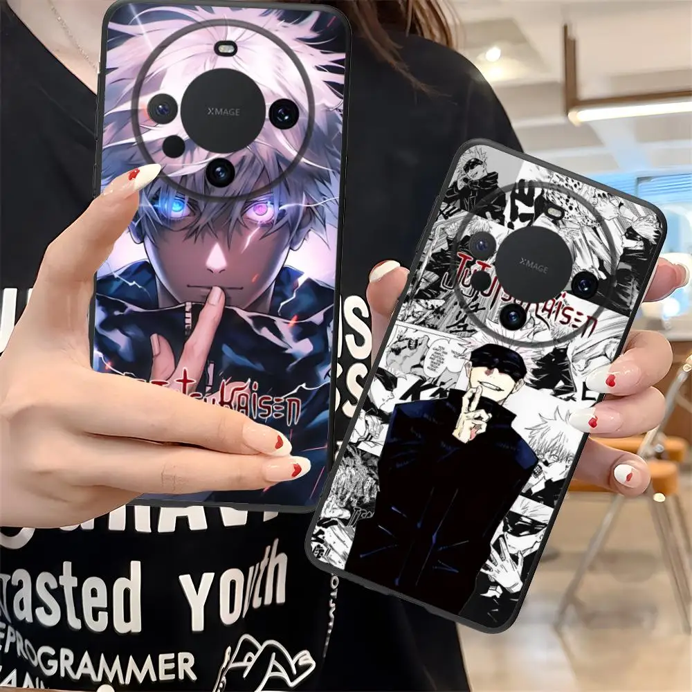 

Чехол для телефона Jujutsu Kaisen Satoru Gojo для Huawei Mate 60 50 40 30 20 10 Pro Plus Lite E 5G с цветным принтом, роскошный чехол
